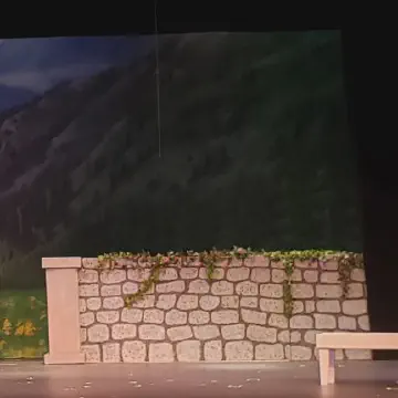 EPS Foam used create the stone walls and the backdrops for their production