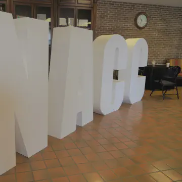 Large College Abbreviation Foam Letters