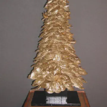 Oyster Shell Christmas Tree
