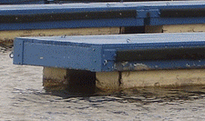 Floating Dock using Encapsulated Floats