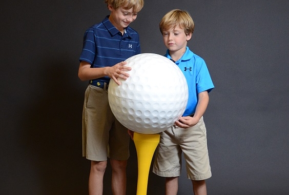 Large EPS Foam Golf Balls & Tees
