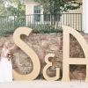 A Lasting Impression on their Wedding with Giant EPS Letters