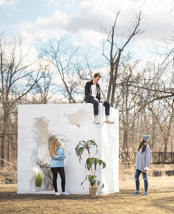 Experiential Art Sculpture From Eps Foam Sculpting Blocks Styrofoam