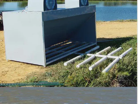 EPS Blocks Used for Floatation in Commercial Pond Aeration