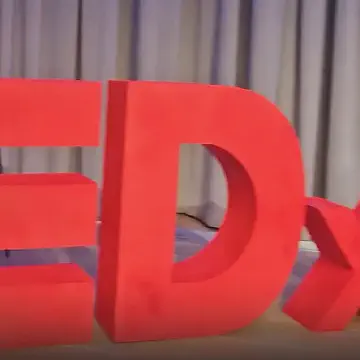 Foam Letters for TEDx Event