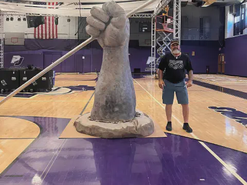 Foam Sculpture for Senior Prom