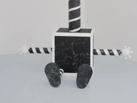 Innovative Sculpture Design Using a 24 Inch Hollow EPS Foam Ball