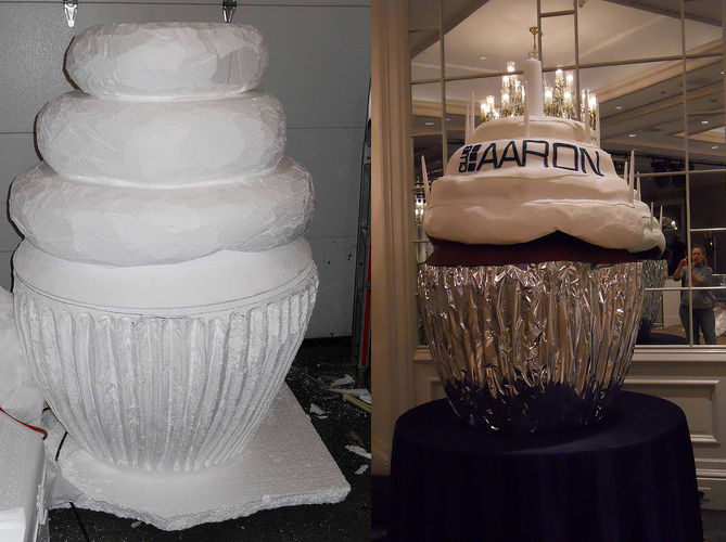 Large Styrofoam Cupcake Dummy 