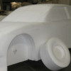 Replica of Car out of EPS foam blocks