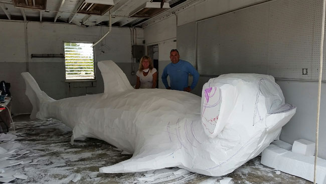 Large polystyrene blocks for 2024 carving