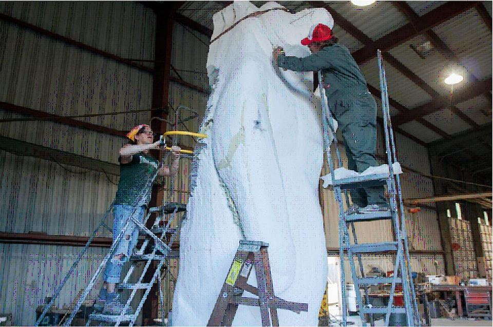 Giant EPS Foam Bear Sculpture