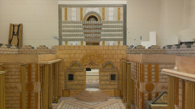 Large scale replica of Herod’s Temple
