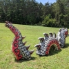 Large Sea Serpent Carved Out of Expanded Polystyrene